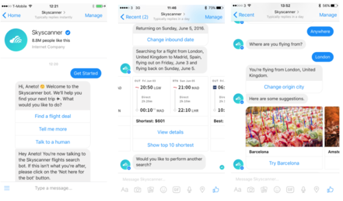 Skyscanner Chatbot